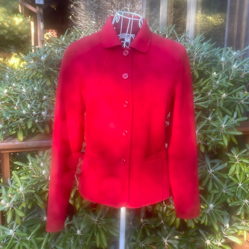 Pendleton Merino Wool Short Jacket. Two Front Wel… - image 1